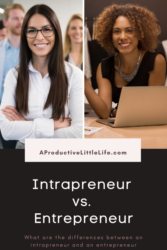 This is the second video in the Intrapreneur Video Series.  What are the differences between an Intrapreneur and an Entrepreneur? You can definitely start off being one and then transition to the other.  They are very similar with one big difference.  One works in a company while the other is establishing his/her own. 