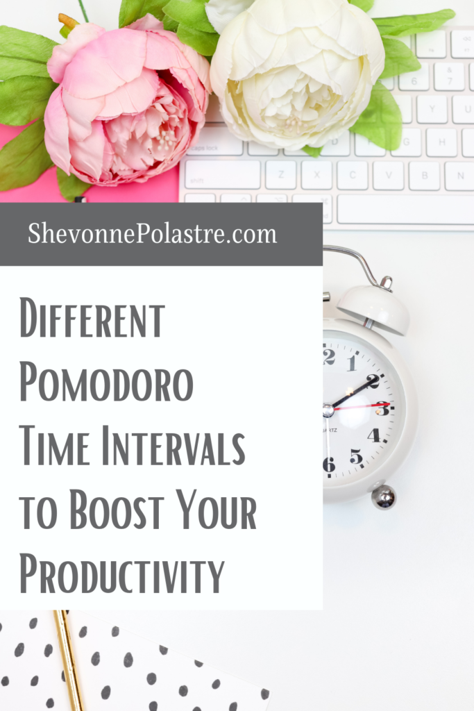 Pomodoro Techniques with different time intervals 