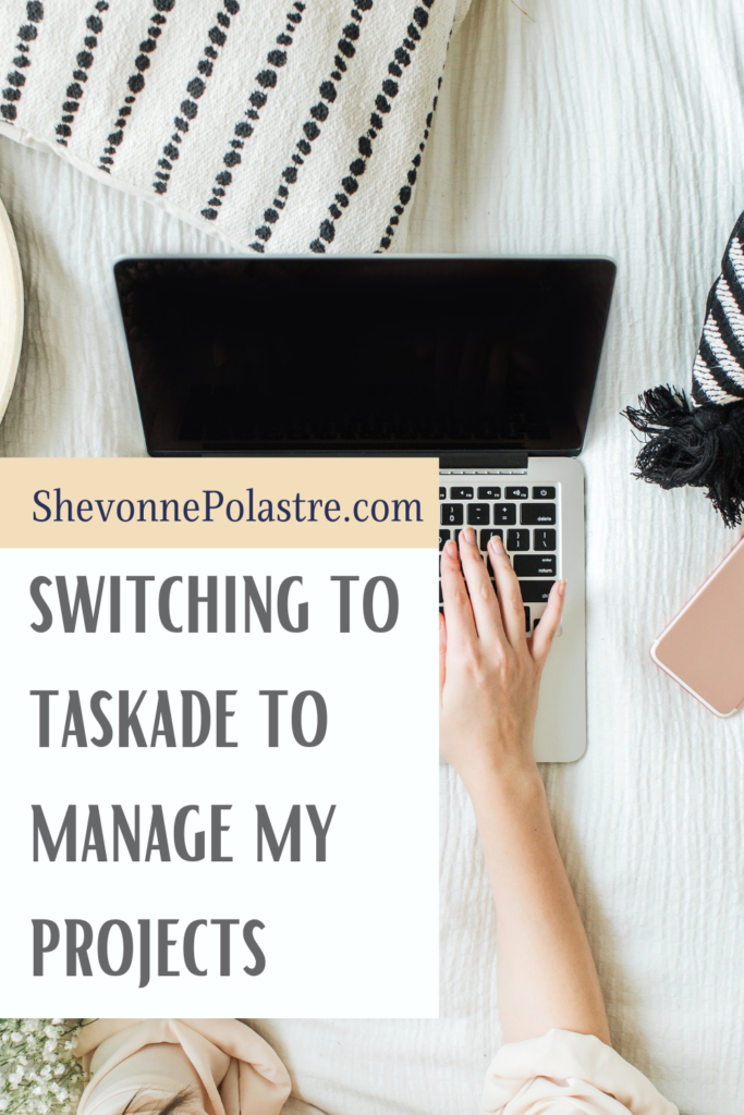 Taskade has become my project management tool of choice for my non-9-to-5 projects.  It has a lot of features that I love from other PM tools like Asana, Trello, and Notion.  