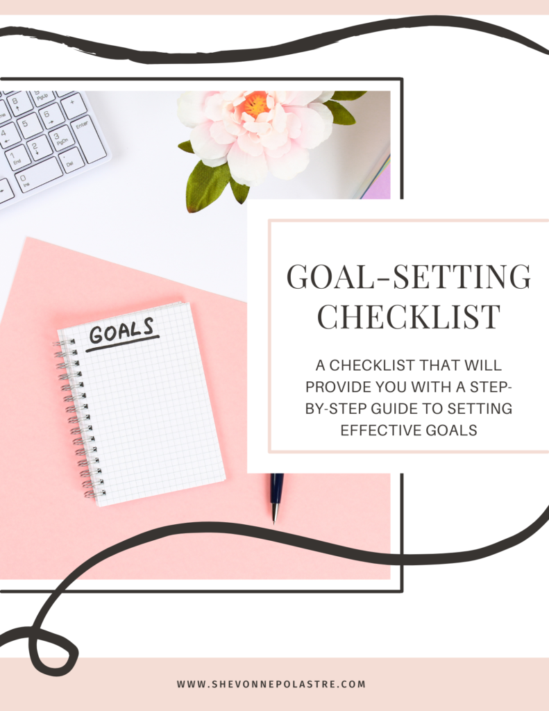 Image of a detailed goals checklist with clear, actionable steps to help you define and achieve your career aspirations."\