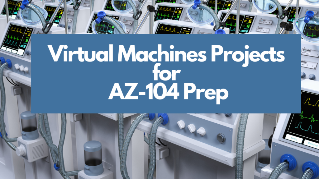 Illustration of virtual machines in a cloud computing environment for AZ-104 certification preparation